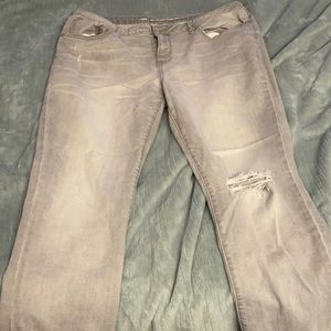 Old Navy Gray Boyfriend Straight jeans